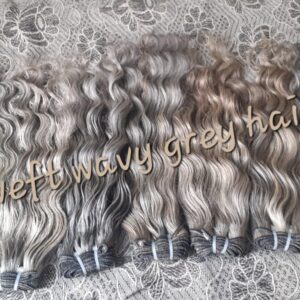 Wavy Grey Hair